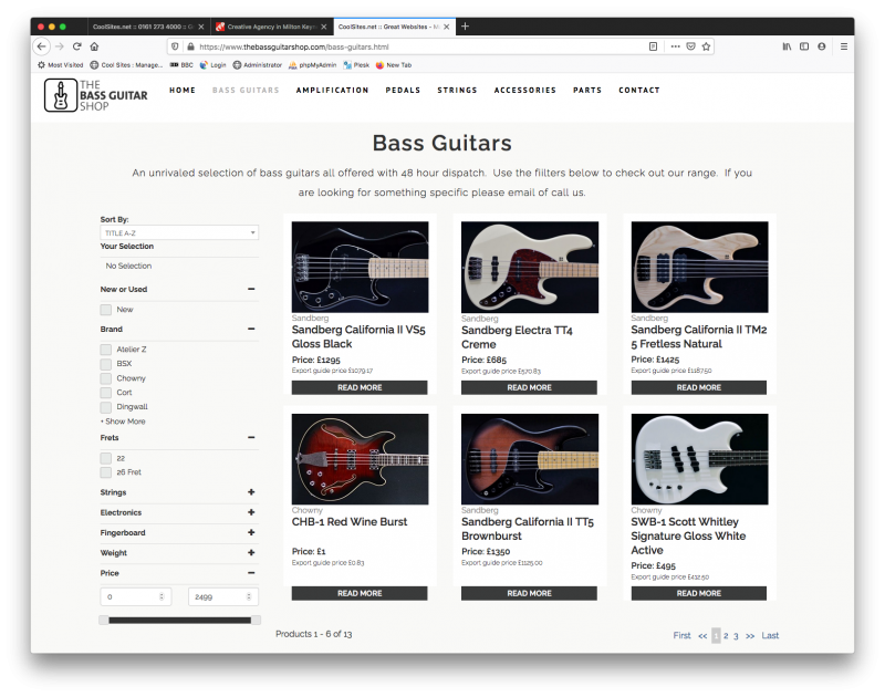  the bass guitar shop